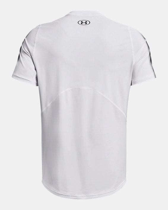 Men's HeatGear® Fitted Short Sleeve in White image number 5